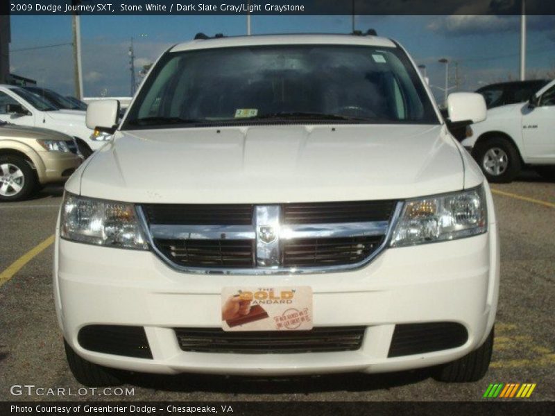 Stone White / Dark Slate Gray/Light Graystone 2009 Dodge Journey SXT
