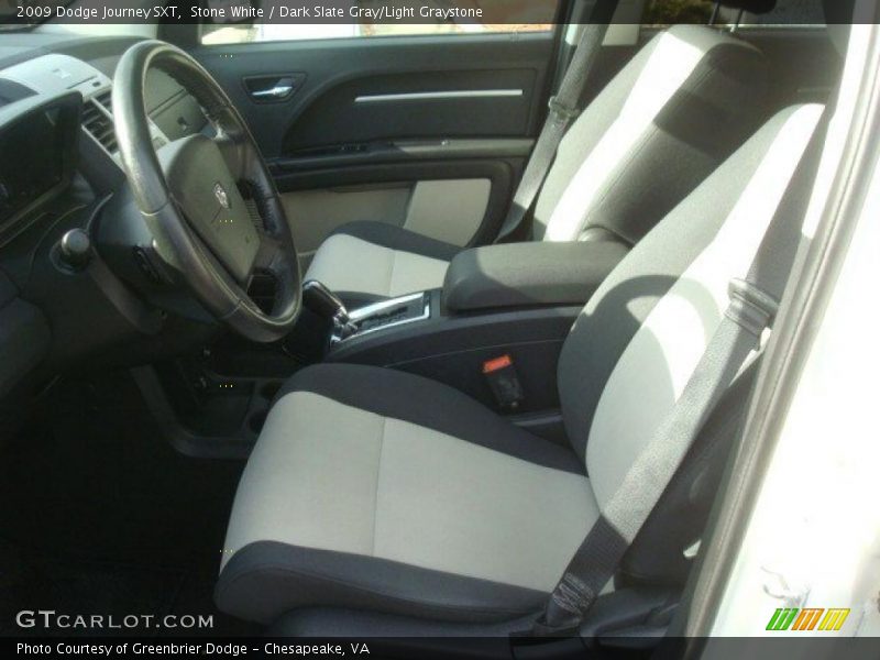 Stone White / Dark Slate Gray/Light Graystone 2009 Dodge Journey SXT