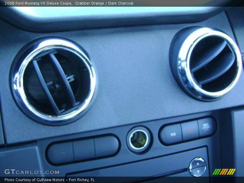 Grabber Orange / Dark Charcoal 2008 Ford Mustang V6 Deluxe Coupe