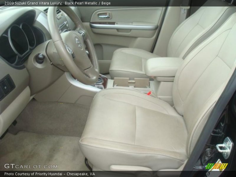  2009 Grand Vitara Luxury Beige Interior