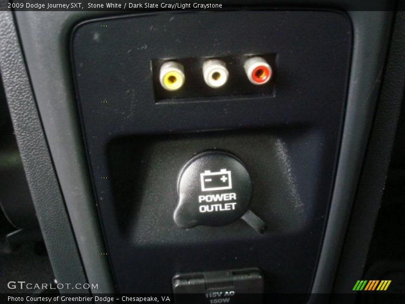 Stone White / Dark Slate Gray/Light Graystone 2009 Dodge Journey SXT