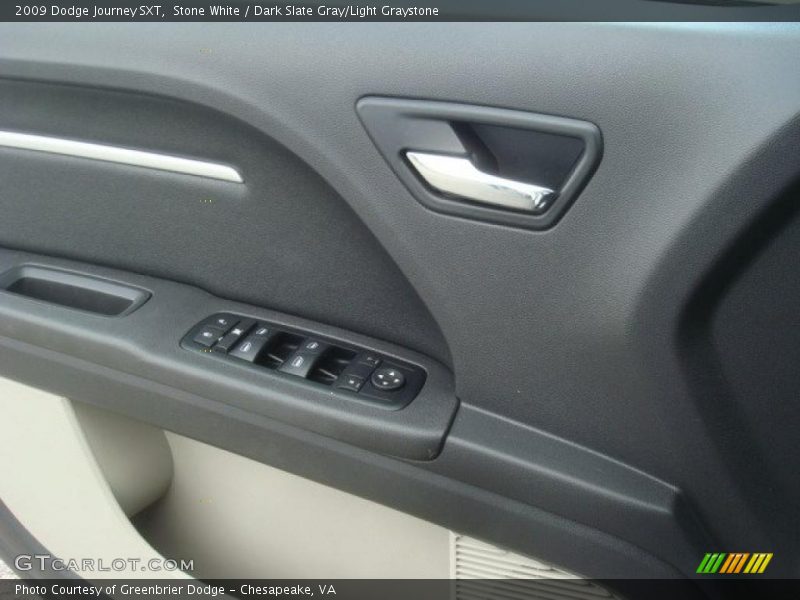 Stone White / Dark Slate Gray/Light Graystone 2009 Dodge Journey SXT