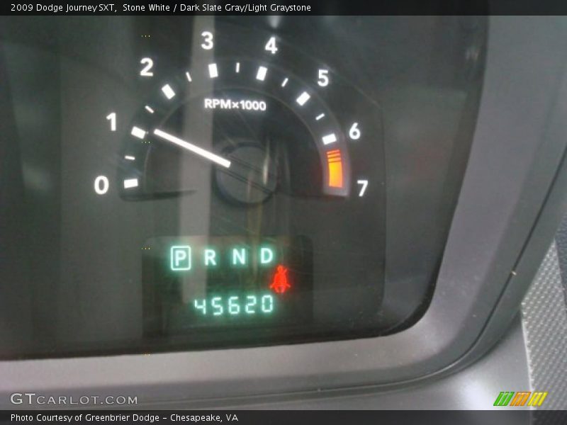 Stone White / Dark Slate Gray/Light Graystone 2009 Dodge Journey SXT