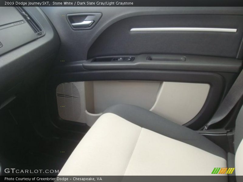 Stone White / Dark Slate Gray/Light Graystone 2009 Dodge Journey SXT