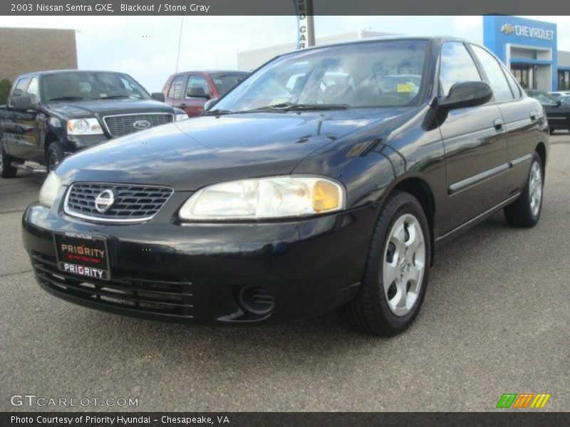 Blackout / Stone Gray 2003 Nissan Sentra GXE