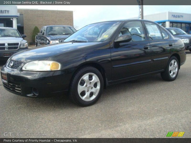 Blackout / Stone Gray 2003 Nissan Sentra GXE