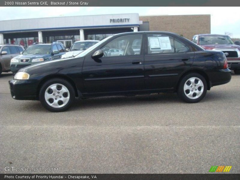 Blackout / Stone Gray 2003 Nissan Sentra GXE
