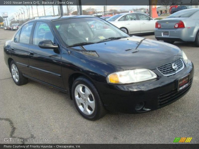 Blackout / Stone Gray 2003 Nissan Sentra GXE