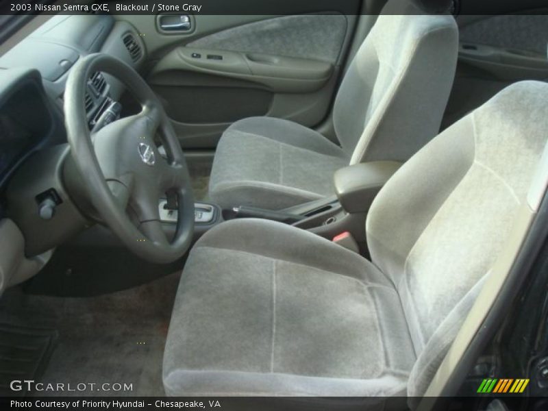  2003 Sentra GXE Stone Gray Interior