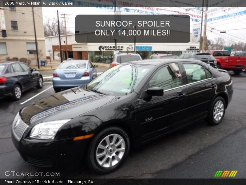 Black / Camel 2008 Mercury Milan I4
