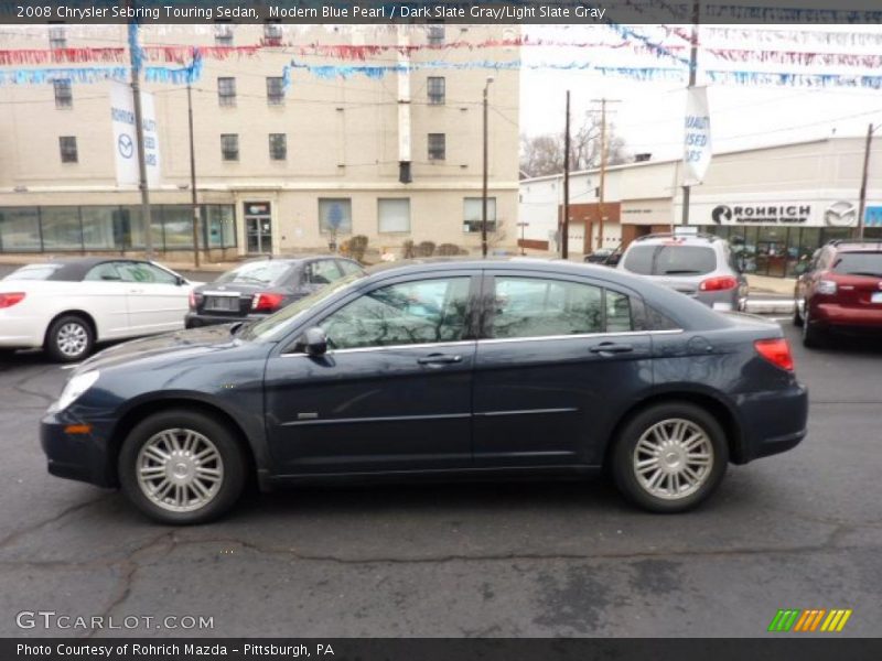 Modern Blue Pearl / Dark Slate Gray/Light Slate Gray 2008 Chrysler Sebring Touring Sedan