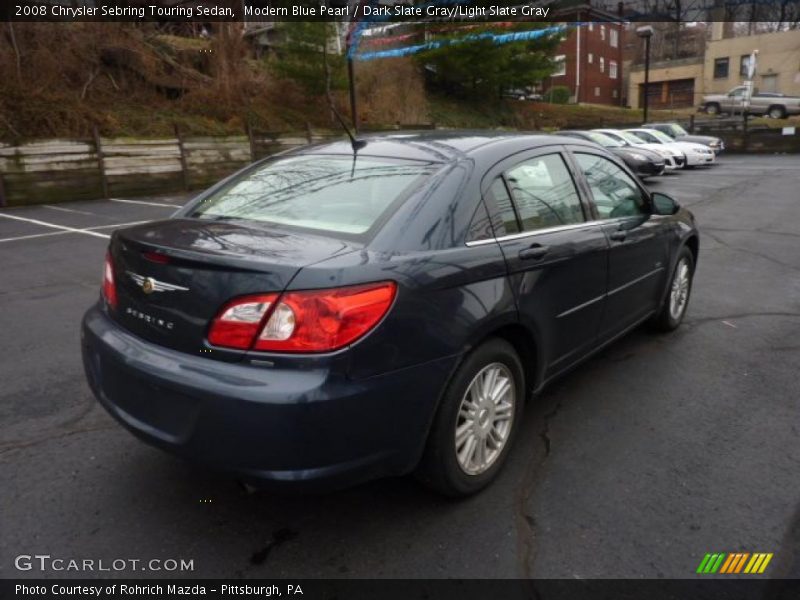 Modern Blue Pearl / Dark Slate Gray/Light Slate Gray 2008 Chrysler Sebring Touring Sedan