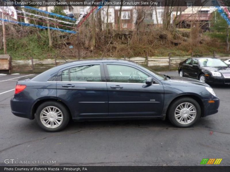 Modern Blue Pearl / Dark Slate Gray/Light Slate Gray 2008 Chrysler Sebring Touring Sedan