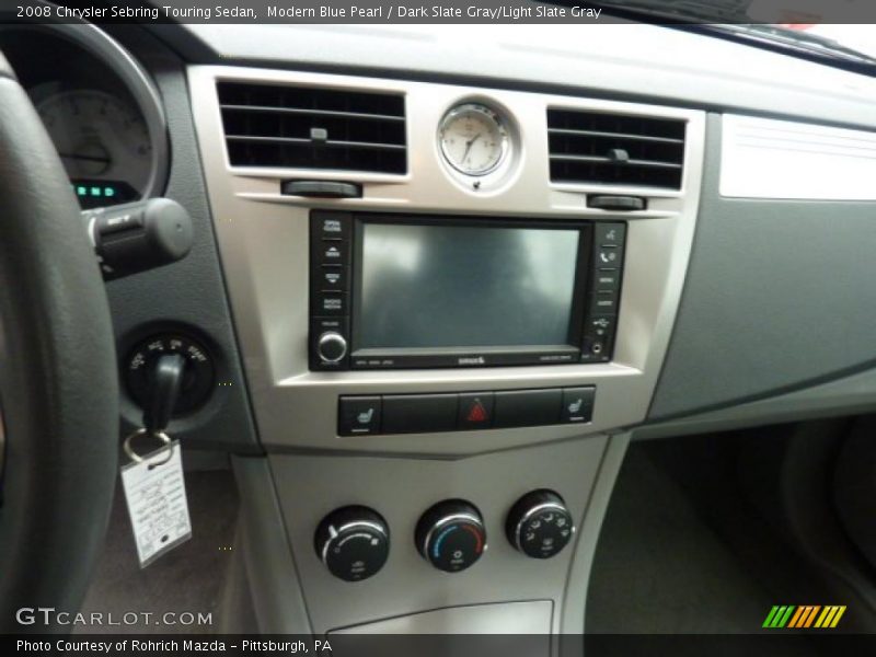 Modern Blue Pearl / Dark Slate Gray/Light Slate Gray 2008 Chrysler Sebring Touring Sedan