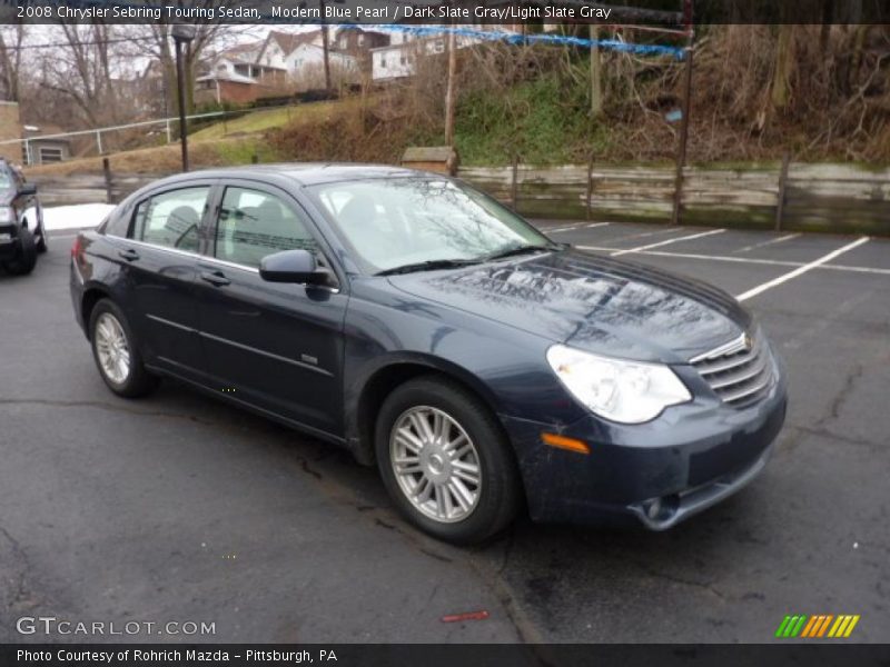 Modern Blue Pearl / Dark Slate Gray/Light Slate Gray 2008 Chrysler Sebring Touring Sedan