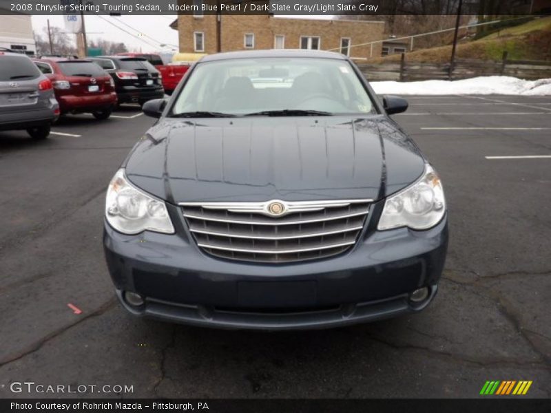 Modern Blue Pearl / Dark Slate Gray/Light Slate Gray 2008 Chrysler Sebring Touring Sedan