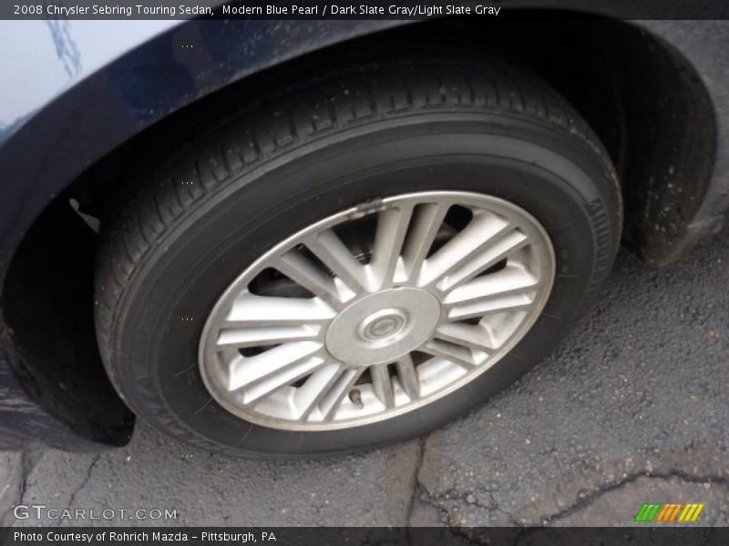 Modern Blue Pearl / Dark Slate Gray/Light Slate Gray 2008 Chrysler Sebring Touring Sedan