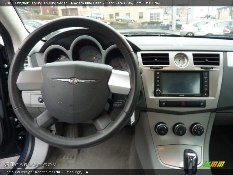 Modern Blue Pearl / Dark Slate Gray/Light Slate Gray 2008 Chrysler Sebring Touring Sedan