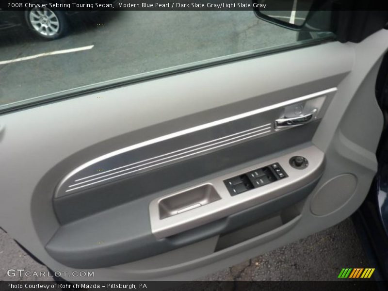 Modern Blue Pearl / Dark Slate Gray/Light Slate Gray 2008 Chrysler Sebring Touring Sedan