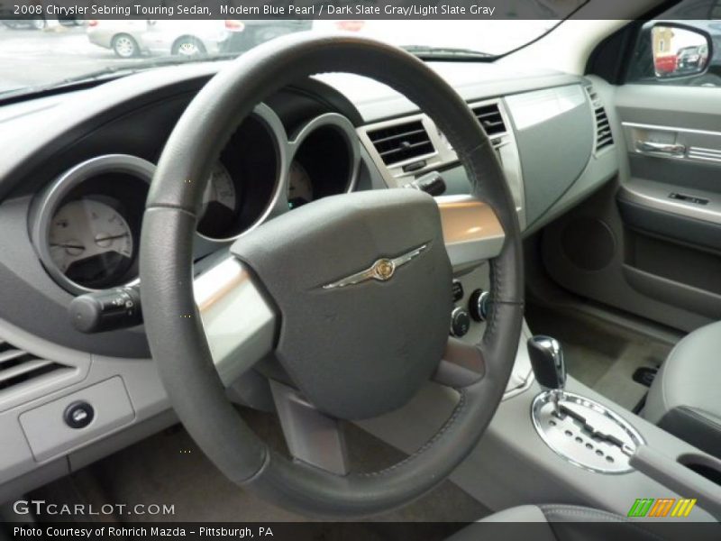 Modern Blue Pearl / Dark Slate Gray/Light Slate Gray 2008 Chrysler Sebring Touring Sedan