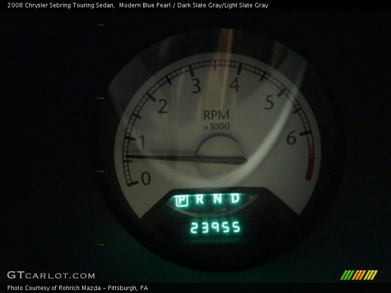 Modern Blue Pearl / Dark Slate Gray/Light Slate Gray 2008 Chrysler Sebring Touring Sedan