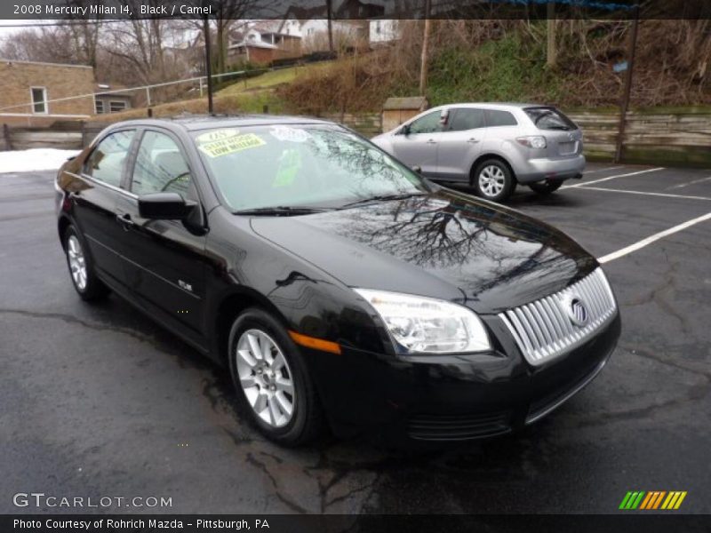 Black / Camel 2008 Mercury Milan I4