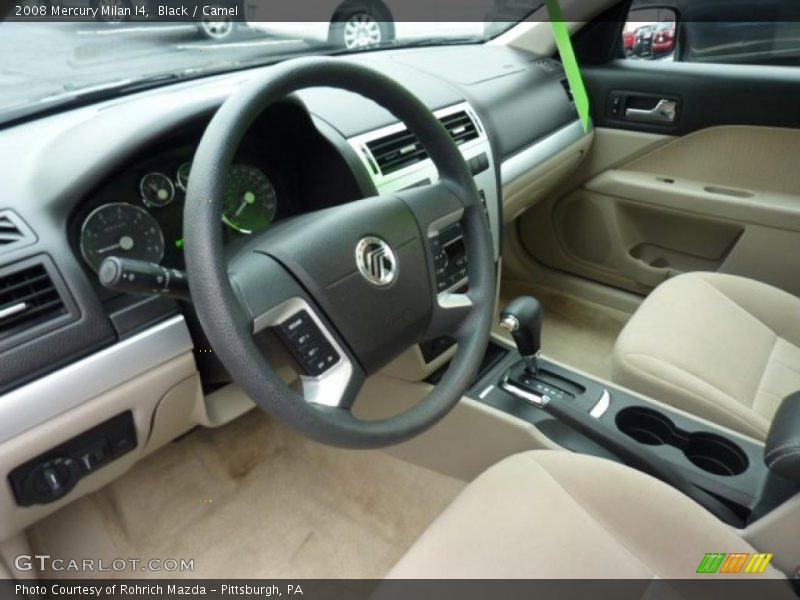 Black / Camel 2008 Mercury Milan I4