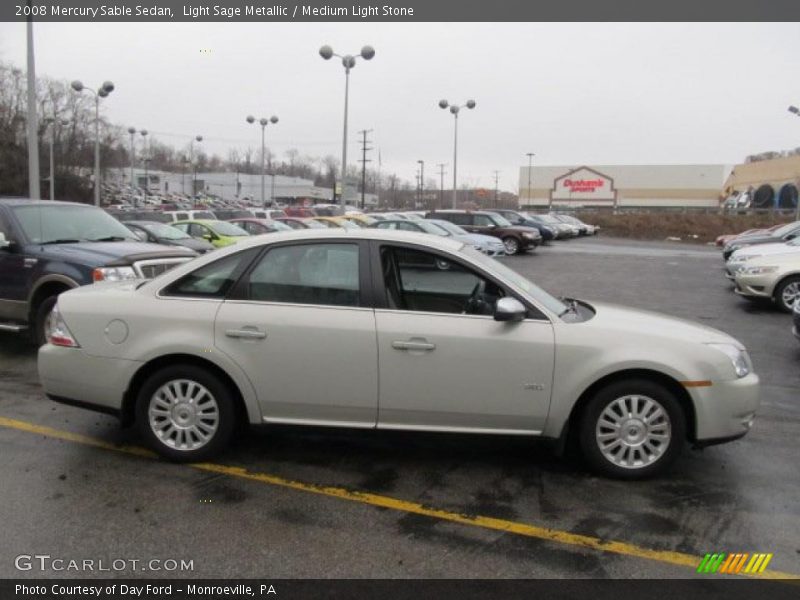 Light Sage Metallic / Medium Light Stone 2008 Mercury Sable Sedan