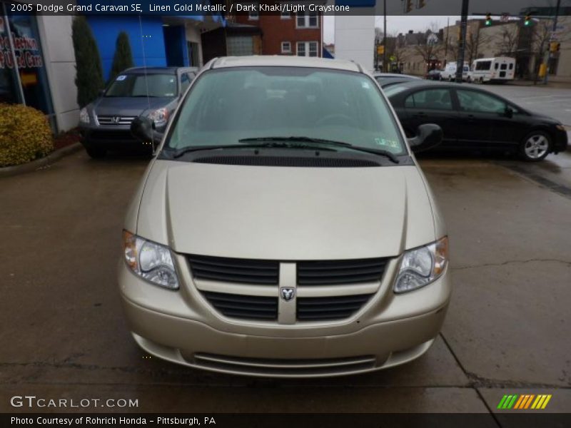 Linen Gold Metallic / Dark Khaki/Light Graystone 2005 Dodge Grand Caravan SE