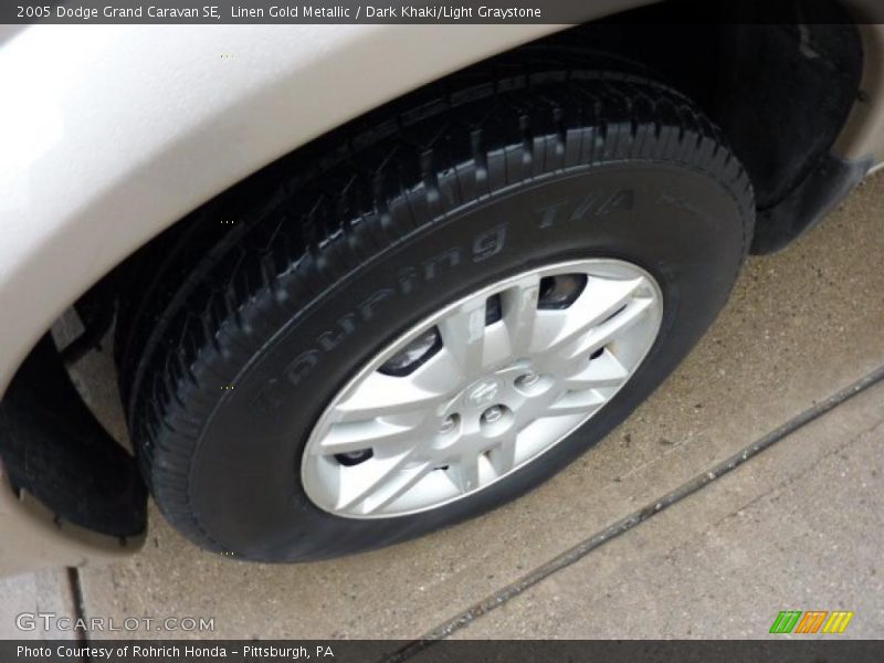 Linen Gold Metallic / Dark Khaki/Light Graystone 2005 Dodge Grand Caravan SE