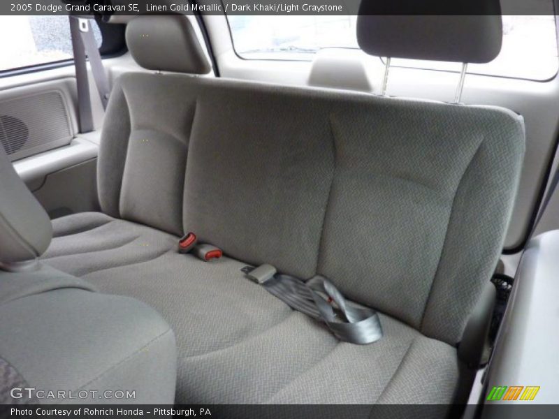 Linen Gold Metallic / Dark Khaki/Light Graystone 2005 Dodge Grand Caravan SE