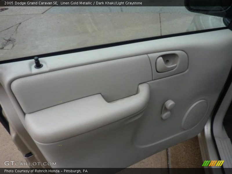 Linen Gold Metallic / Dark Khaki/Light Graystone 2005 Dodge Grand Caravan SE