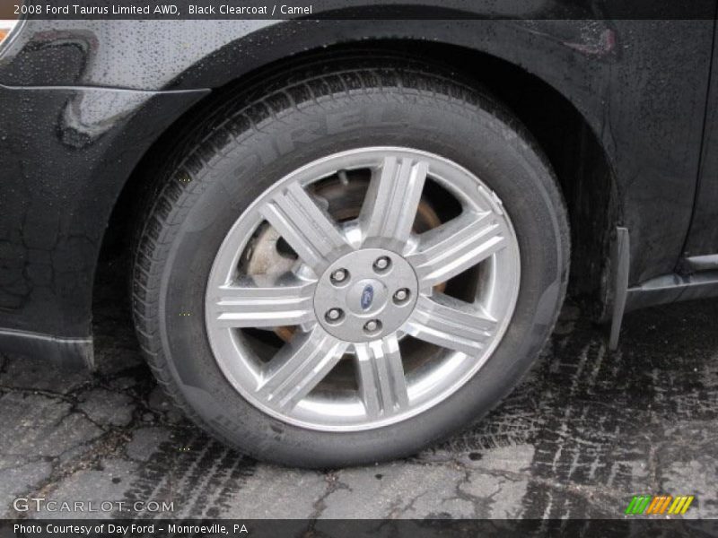 Black Clearcoat / Camel 2008 Ford Taurus Limited AWD