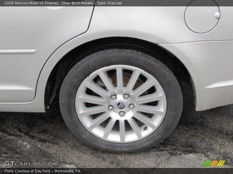 Silver Birch Metallic / Dark Charcoal 2008 Mercury Milan V6 Premier
