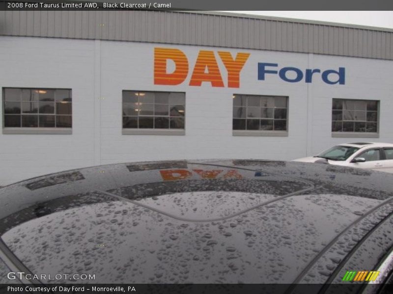 Black Clearcoat / Camel 2008 Ford Taurus Limited AWD