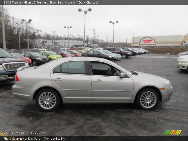 Silver Birch Metallic / Dark Charcoal 2008 Mercury Milan V6 Premier