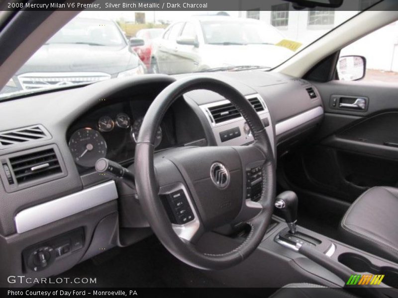 Silver Birch Metallic / Dark Charcoal 2008 Mercury Milan V6 Premier