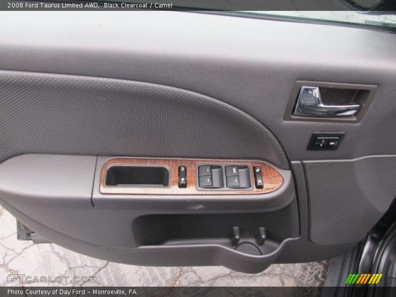 Black Clearcoat / Camel 2008 Ford Taurus Limited AWD