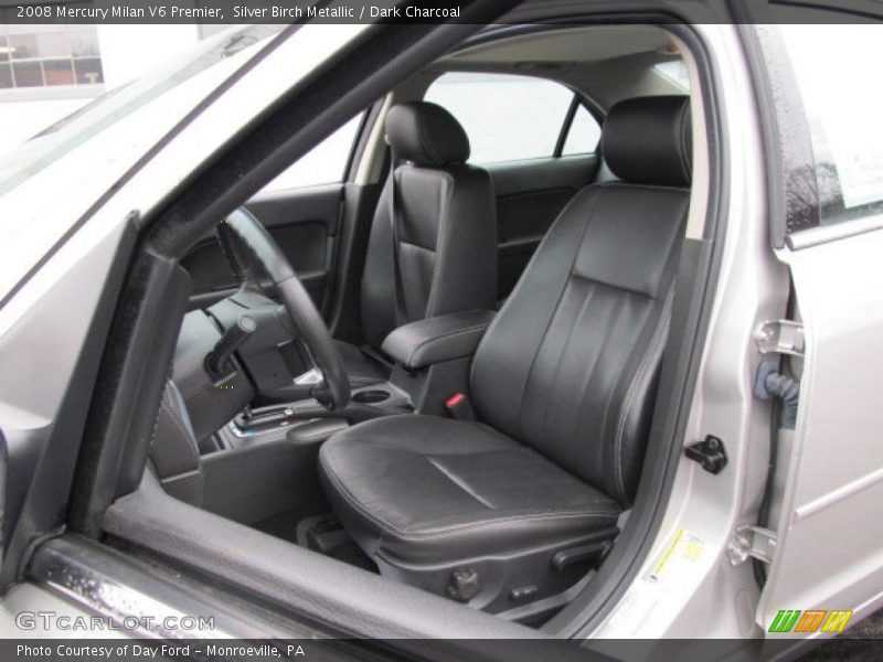 Silver Birch Metallic / Dark Charcoal 2008 Mercury Milan V6 Premier