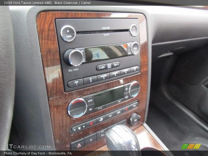 Black Clearcoat / Camel 2008 Ford Taurus Limited AWD