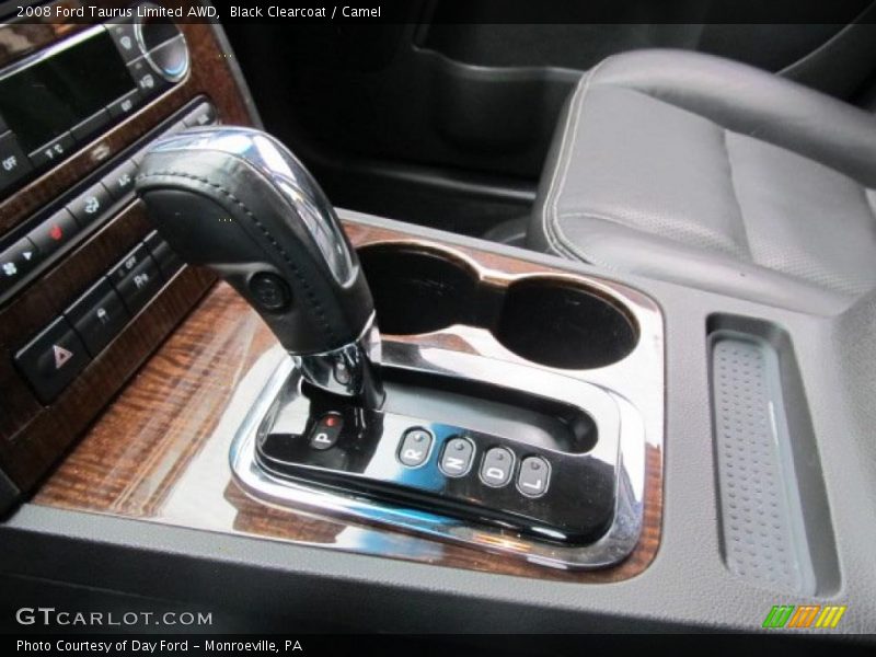 Black Clearcoat / Camel 2008 Ford Taurus Limited AWD