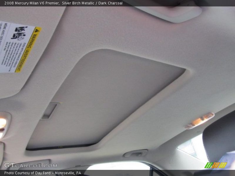 Silver Birch Metallic / Dark Charcoal 2008 Mercury Milan V6 Premier