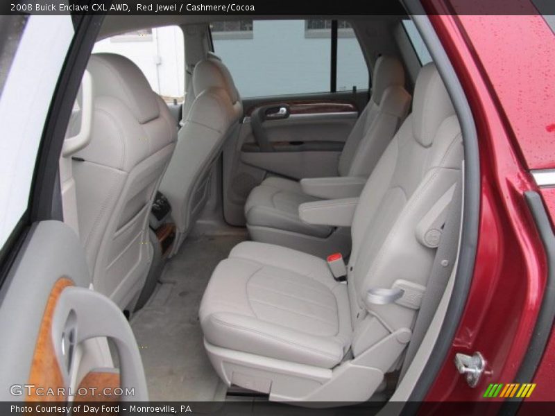 Red Jewel / Cashmere/Cocoa 2008 Buick Enclave CXL AWD