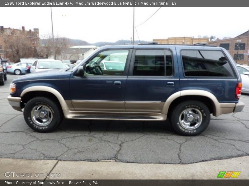 Medium Wedgewood Blue Metallic / Medium Prairie Tan 1998 Ford Explorer Eddie Bauer 4x4