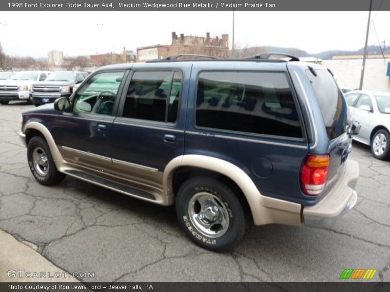 Medium Wedgewood Blue Metallic / Medium Prairie Tan 1998 Ford Explorer Eddie Bauer 4x4
