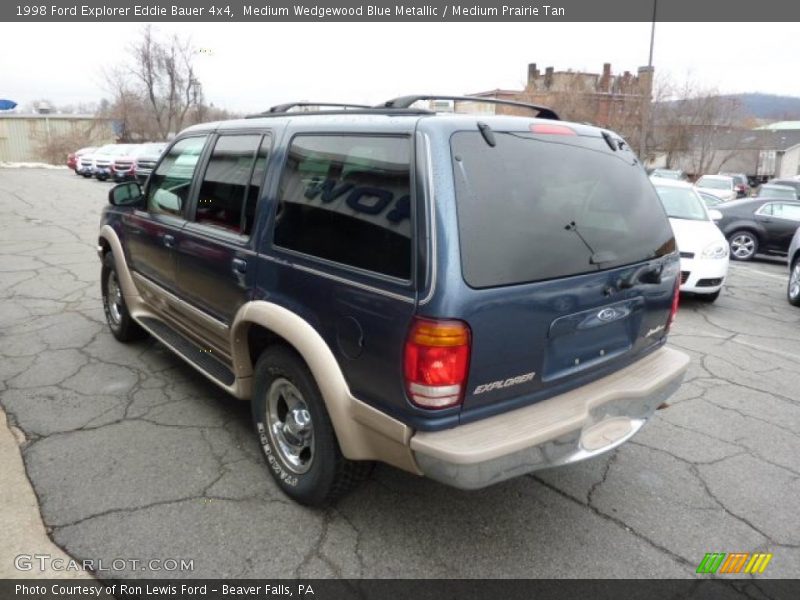 Medium Wedgewood Blue Metallic / Medium Prairie Tan 1998 Ford Explorer Eddie Bauer 4x4
