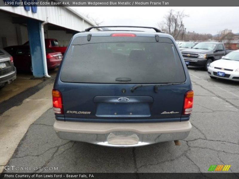 Medium Wedgewood Blue Metallic / Medium Prairie Tan 1998 Ford Explorer Eddie Bauer 4x4