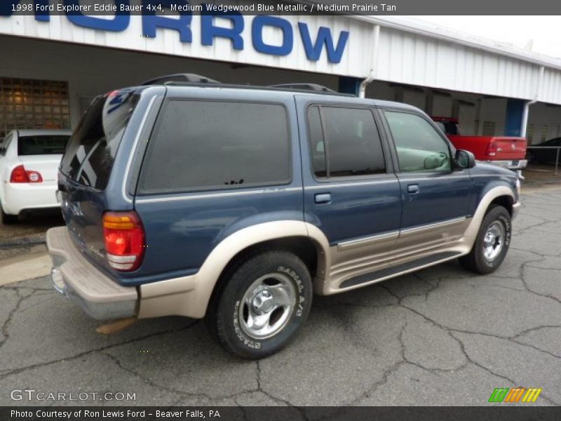Medium Wedgewood Blue Metallic / Medium Prairie Tan 1998 Ford Explorer Eddie Bauer 4x4