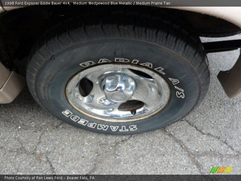 Medium Wedgewood Blue Metallic / Medium Prairie Tan 1998 Ford Explorer Eddie Bauer 4x4