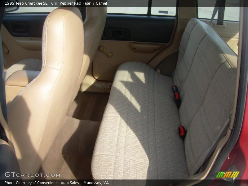 Chili Pepper Red Pearl / Camel 1999 Jeep Cherokee SE